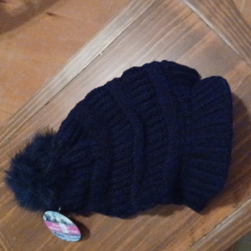 PomPom Winter Visor Hat